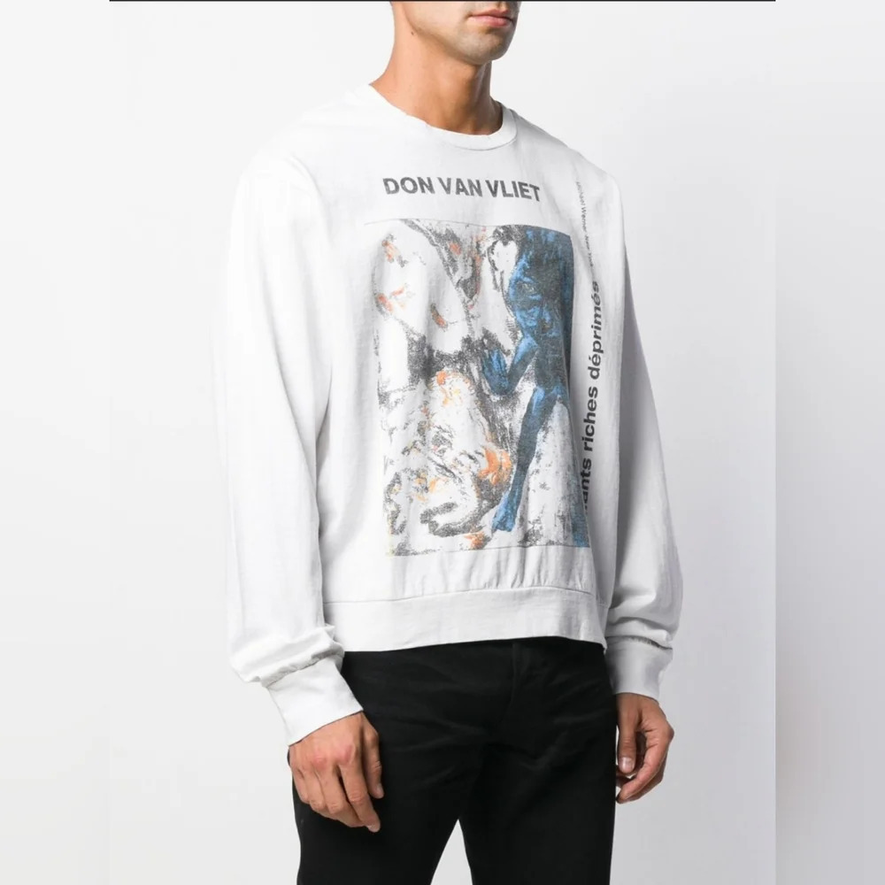 ENFANTS RICHES DÉPRIMÉS-NWOT don Van Vliet Long Sleeve Shirt Men - Picture 2 of 16